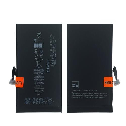Teknonet Apple iPhone 15 Uyumlu Nettech 3500 MAh Batarya NT-111274