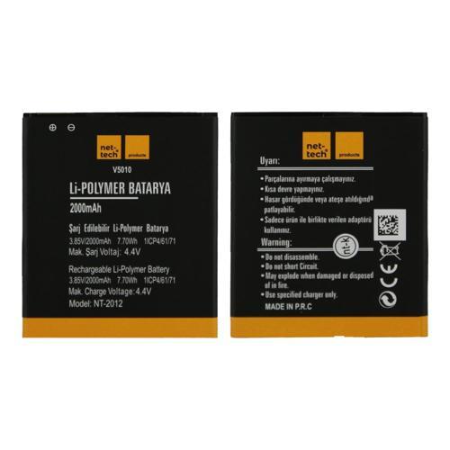 Teknonet Vestel Venüs V3 5010 Uyumlu Nettech NT-2012 2000 MAh Batarya NT-32452