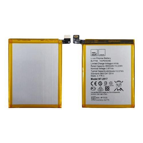 Teknonet Oppo Reno 3 Uyumlu Nettech 3900 MAh Batarya NT-86134