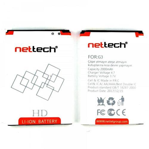 Teknonet LG G3 Uyumlu Nettech 2500 MAh Batarya NT-10507