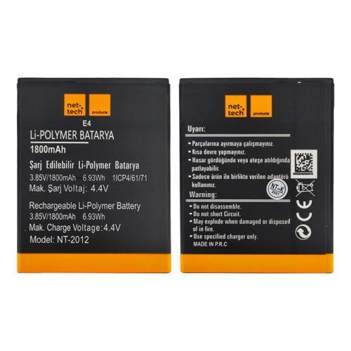 Teknonet Vestel Venüs E4 Uyumlu Nettech NT-2012 1800 MAh Batarya NT-82534