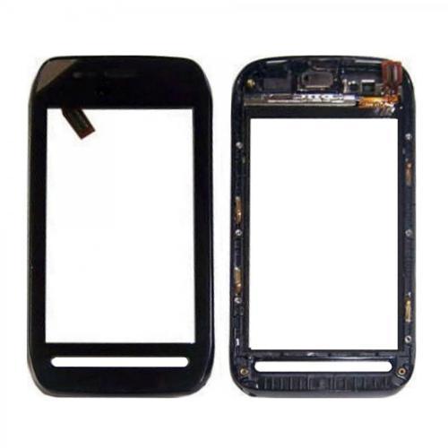 Teknonet Nokia 603 Uyumlu Dokunmatik Lens + Oca + Polarize + Çerçeve VR-10734