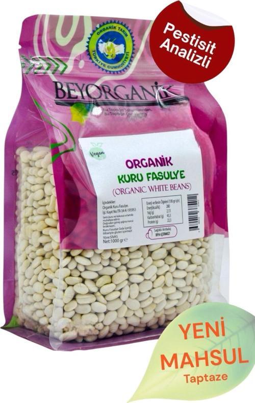 ORGANİK Kuru Fasulye 2,5kg (Pestisit ve Aflatoksin Analizli)