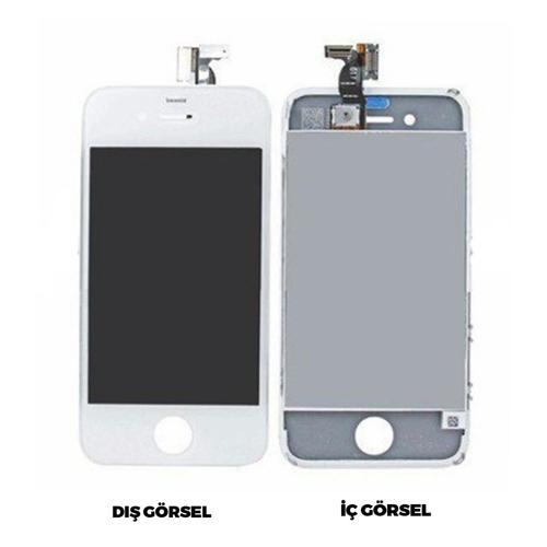 Teknonet Apple iPhone 4 Uyumlu Org Lcd+Dokunmatik+Çıtalı VR-2639