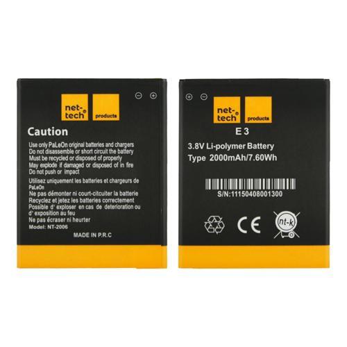 Teknonet General Mobile Discovery E3 Uyumlu Nettech NT-32461 2000 MAh Batarya NT-32461