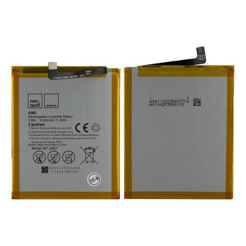 Teknonet General Mobile GM8 Uyumlu Nettech NT-2007 3100 MAh Batarya NT-32464