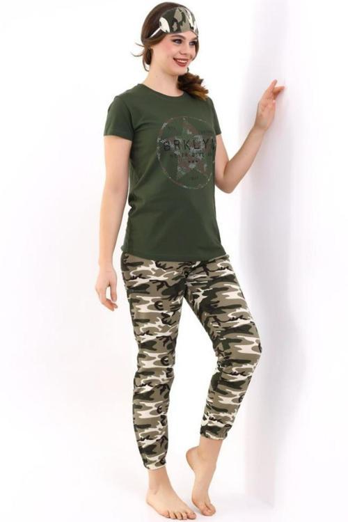 Kadın & Genç Kısa Kol Penye Pijama Takımı