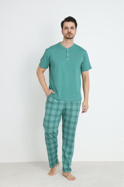 Erkek Pijama Takımı Kısa Kol