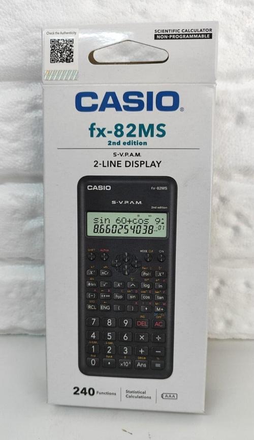 Fx-82ms W2- 2. Versiyon Bilimsel Fonksiyonlu Hesap Makinesi 240 Fonksiyonlu