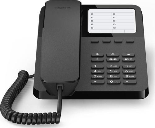 DESK 400 Kablolu Telefon Siyah