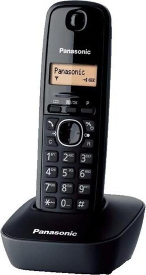 Kx Tg1611 Dect Telefon-siyah_gri Dect Telefon, Siyah