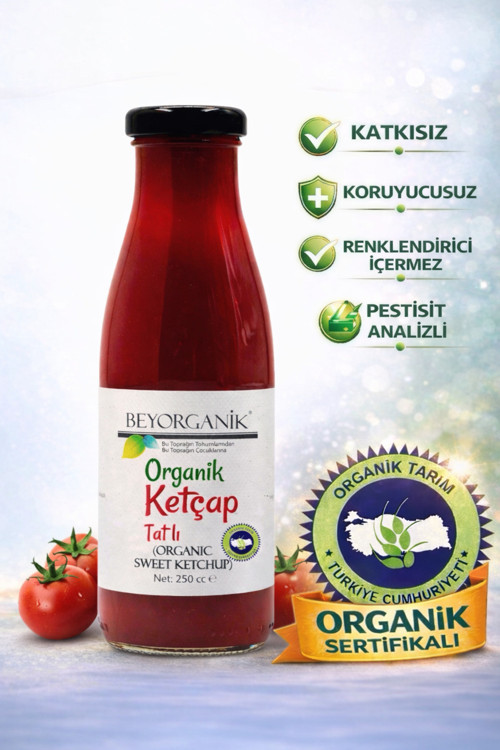 Organik Ketçap Tatlı 300 gr