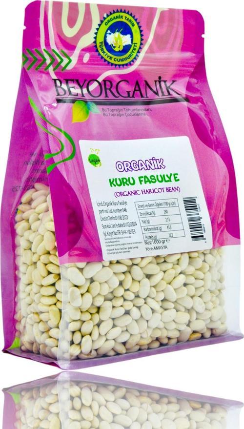 ORGANİK Kuru Fasulye 1kg (Pestisit ve Aflatoksin Analizli)