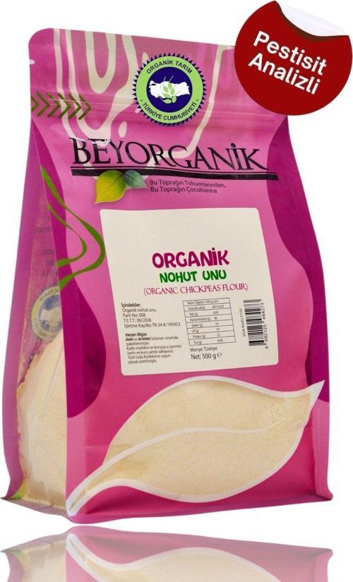 Organik Nohut Unu 500gr (PESTİSİT VE AFLATOKSİN ANALİZLİ)