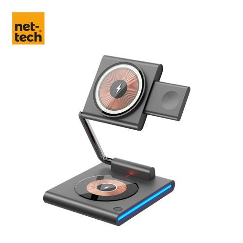 NT-WCH04 3in 1 15W Kablosuz Wireless Şarj NT-WCH04