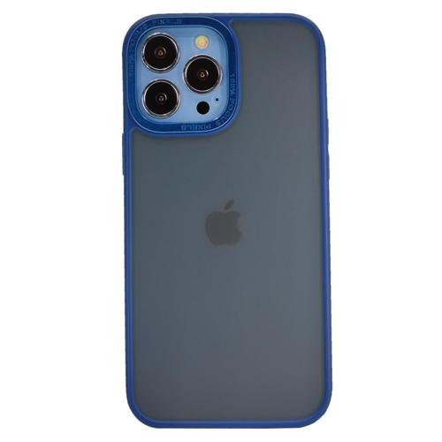 Apple iPhone 13 Pro Max Uyumlu Kamera Metal Çerçeve Seri Arka Koruma Kılıf NT-94706