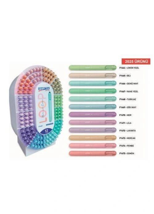 LOOP PASTEL FOSFORLU MARKÖR DENİZ MAVİ