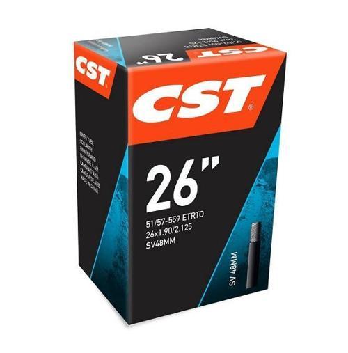 26 Jant İç Lastik 26X1.90/2.125 48mm SV OTO Sibop Bisiklet İç Lastiği Uzun Araba Siboplu Lastik