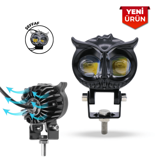 12-24V Baykuş Tasarımlı Çakarlı Led Lamba 9920