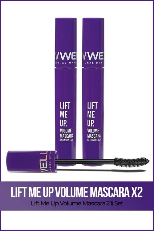 2x Lift me up Volume Mascara 8 ml İkili Set