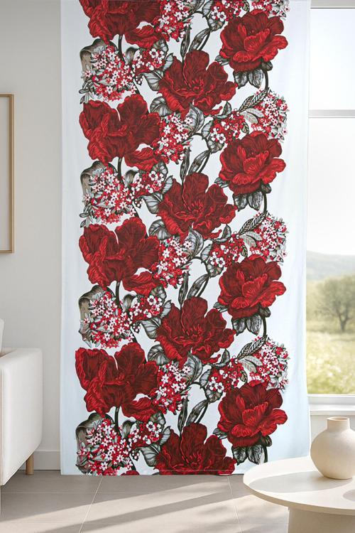 Keskiyön Fon Perde Kırmızı 140x240