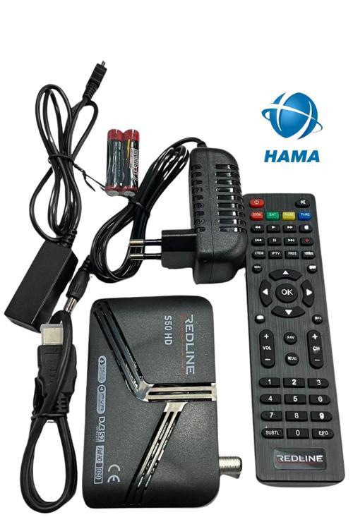 HAMA redline FULL HD UYDU ALICISI ÇİFT USB MİNİ UYDU ALICISI