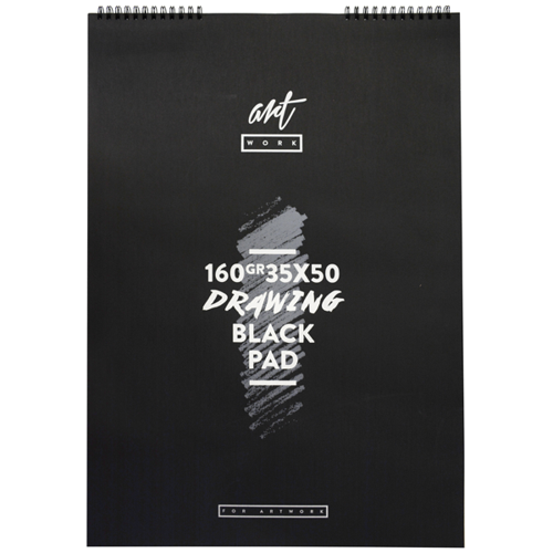 Çizim Bloğu Siyah 160 GR 35x50 15 YP ART-SB-3550