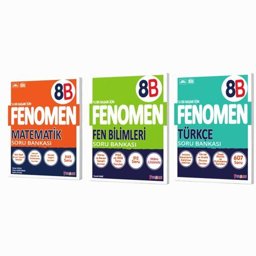 8.sınıf türkçe-matematik-fen bilimleri B soru bankası fenomen yayıncılık