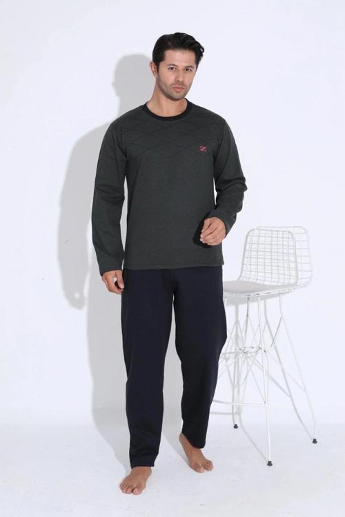Uzun Kollu Erkek Pijama Takımı