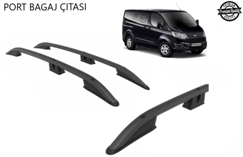 CUSTOM PORTBAGAJ TAVAN ÇİTASI KISA ŞASE SİYAH 2012 2013 2014 2015 2016 2017 2018 2019 2020 2021 2022 2023