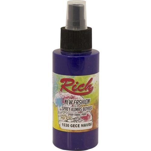New Fashion Sprey Kumaş Boyası 100 cc. 1530 GECE MAVİSİ