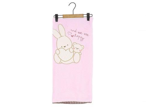 TAVŞAN NAKIŞLI PELUŞ BATTANİYE - 90X90 - ATABAY - FLE249023 - Pembe - 0 - 12 Ay - FLE249023-Pembe-0 - 12 Ay Pembe