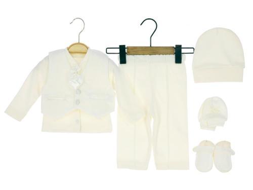 SİMLİ MEVLÜT TAKIM - PNN201-Ekru-0 - 3 Ay Ekru