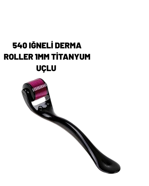 Ev Tipi Mikro İğneli Cilt Bakım Aleti – 1 mm Titanyum Roller