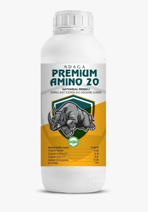 ® Premium Amino20 |HAYVANSAL MENŞELİ   
AMİNO ASİT İÇEREN SIVI ORGANİK GÜBRE - 1 Litre