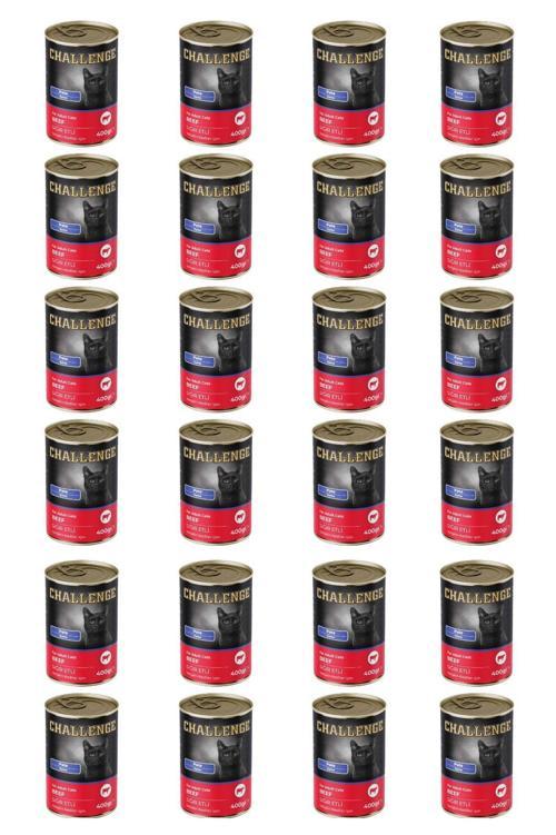 pate sığır etli yetişkin kedi konservesi 400 gr x 24 adet