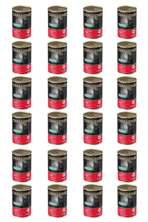 sığır etli yetişkin kedi konservesi 400 gr x 24 adet