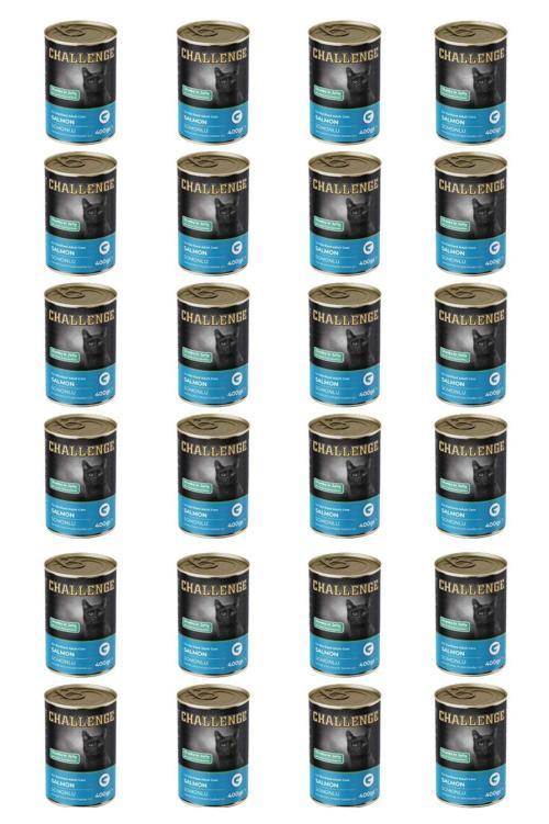 somonlu kısırlaştırılmış yetişkin kedi konservesi 400 gr x 24 adet