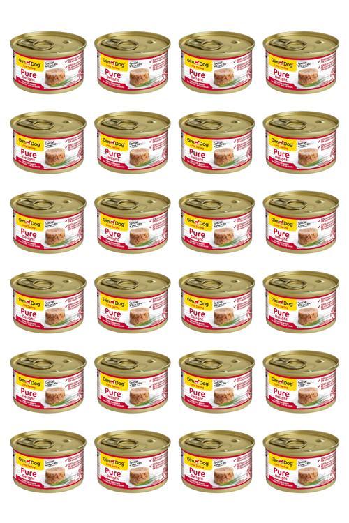 Konserve Köpek Maması - Tuna Balıklı Biftekli 85grX24AD