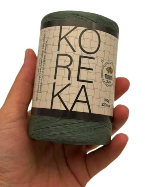 Koreka Rafya Koyu Yeşil  Renk