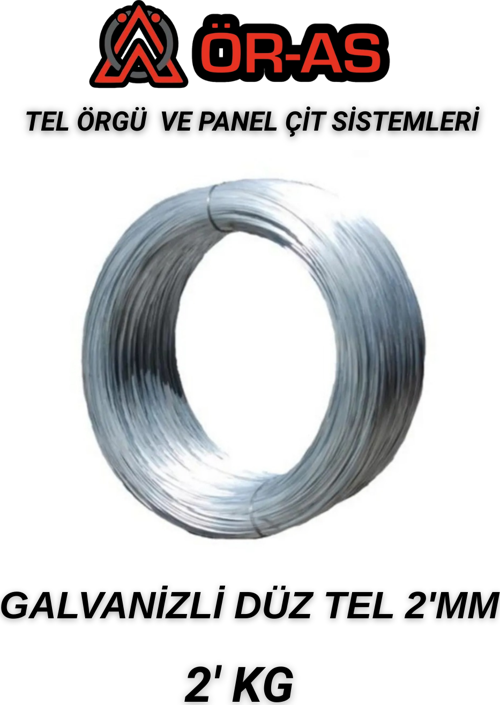 Galvanizli Tel - 2 Kg - 2Mm - Bağlama Teli Paslanma Yapmaz
