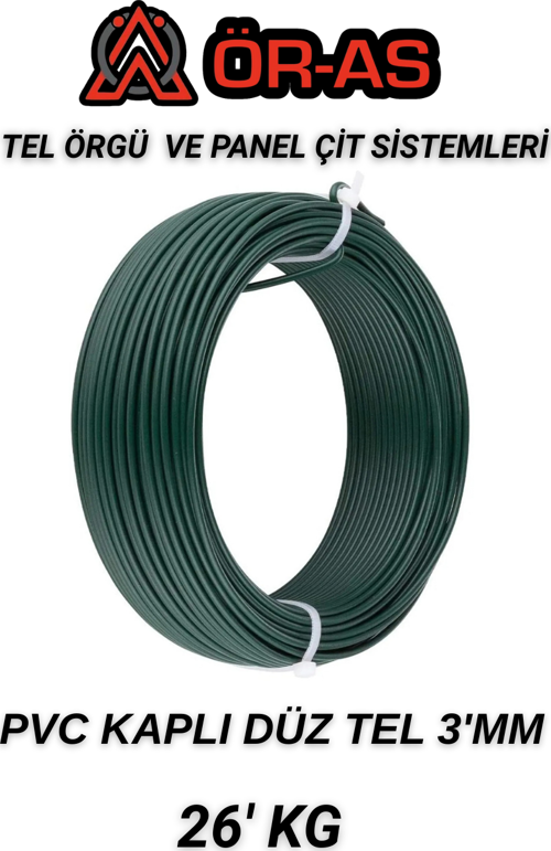 Pvc - KaplıDüz Tel - 3Mm Kalınlık(- 26 - Kg -)