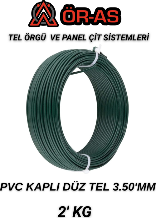 Pvc - KaplıDüz Tel - 3.5 Mm Kalınlık(- 2 - Kg -)