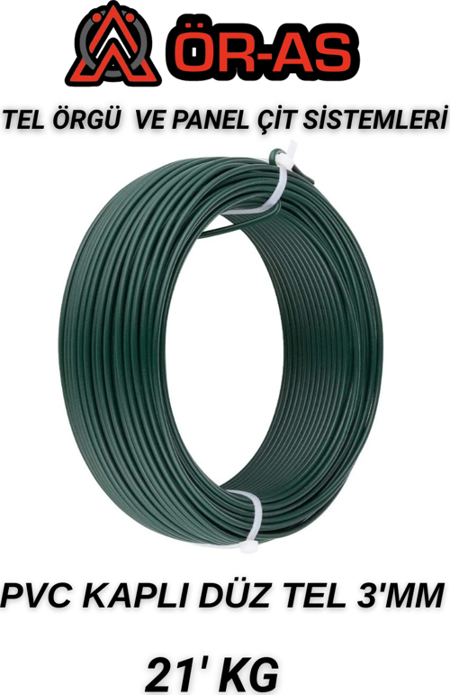 Pvc - KaplıDüz Tel - 3Mm Kalınlık(- 21 - Kg -)