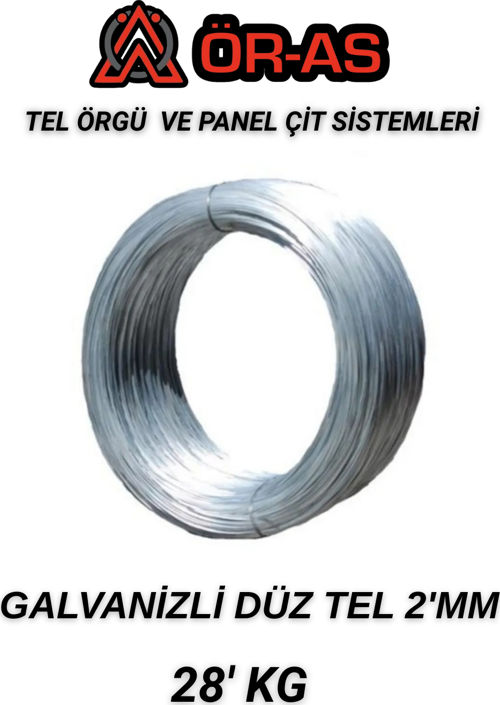 Galvanizli Tel - 28Kg - 2Mm - Bağlama Teli Paslanma Yapmaz