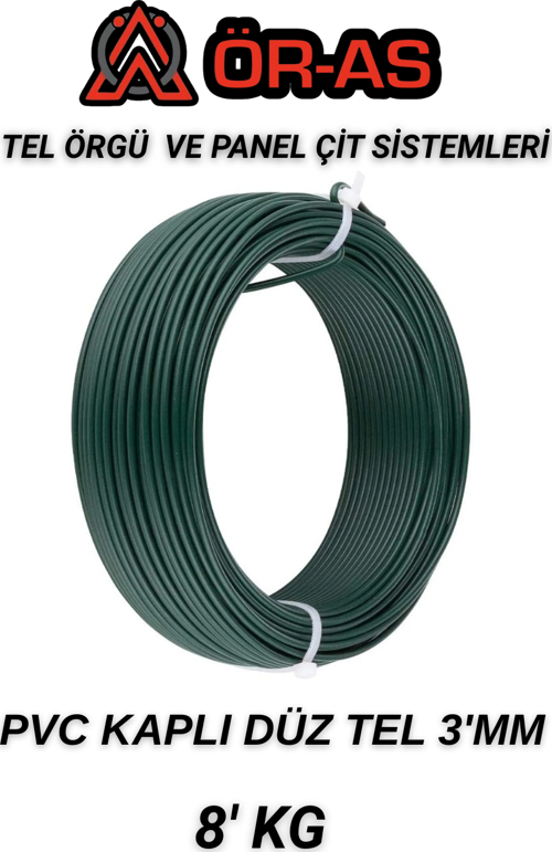 Pvc - KaplıDüz Tel - 3Mm Kalınlık(- 8 - Kg -)