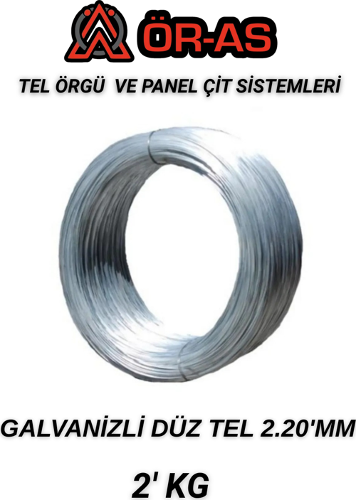 Galvanizli Tel -2 Kg - 2.20 Mm - Bağlama Teli Paslanma Yapmaz