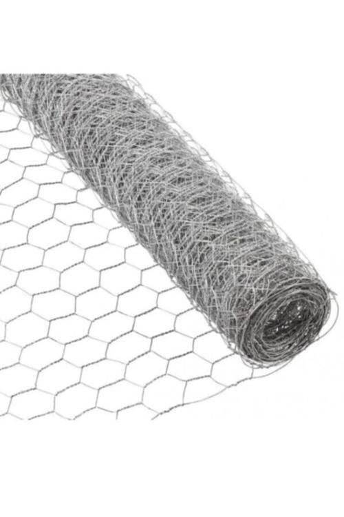 Bahçe Çit Teli Örgülü Tel 100Cm Yükseklik 20Mt Uzunluk 7X7 Göz Aralığı 1.1Mm Kalınlık