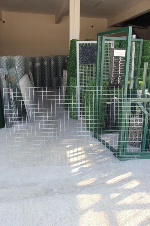 & Panel Çit Sistemleri Galvanizli Hasır Tel  (-5.5 X 5.5 Göz -) 3.5Mm Kalınlık-120Cm Yükseklik 200Cm Uzunluk