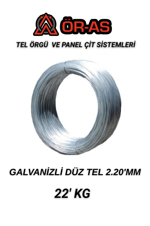 Galvanizli Tel -22 Kg - 2.20 Mm - Bağlama Teli Paslanma Yapmaz